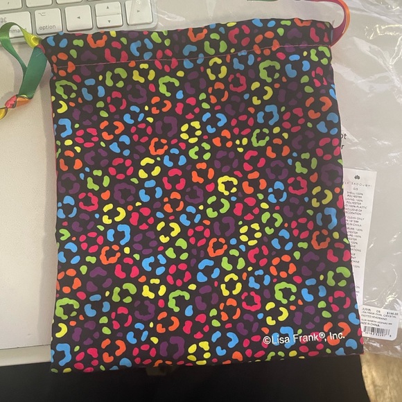 Lele Sadoughi x lisa frank bright rainbow leopard knot crystal headband new - Picture 15 of 17